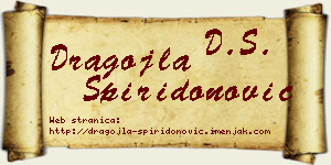 Dragojla Spiridonović vizit kartica